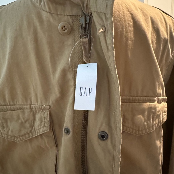 GAP Men's Brown Military Jacket - Picture 2 of 7